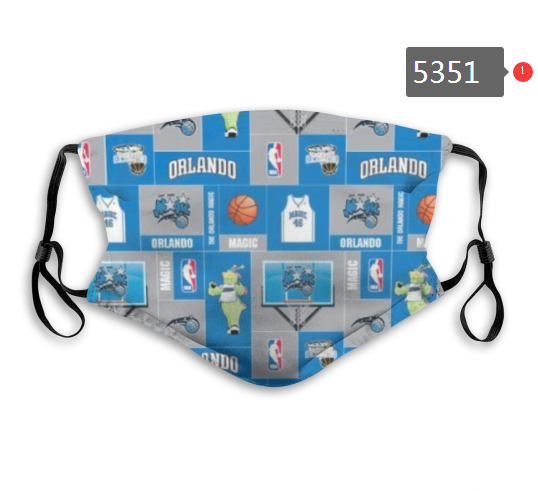 2020 NBA Oklahoma City Thunder Dust mask with filter->nba dust mask->Sports Accessory